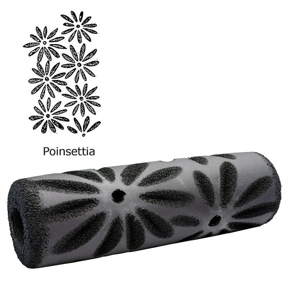 ToolPro Poinsettia Foam Texture Roller Cover