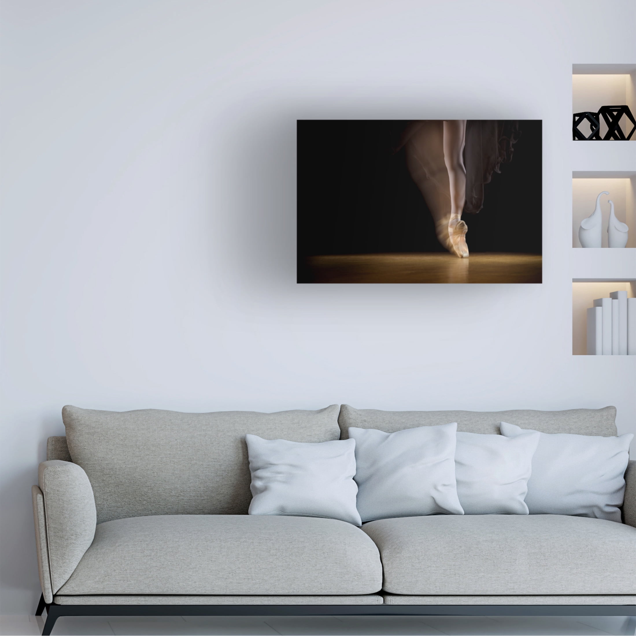 Canvas Wall Art - Howard Ashton-Jones 'Spin' Wall Art for Living Room, Bedroom, or Office Décor by Trademark Fine Art - 19 x 12 Inches