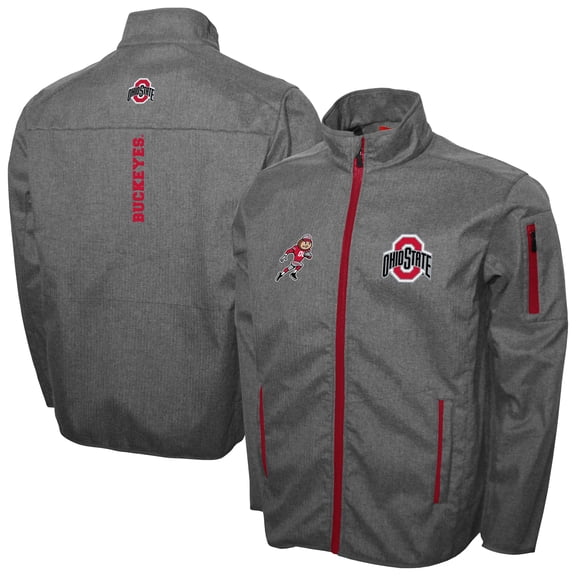 Men's Franchise Club Gray Ohio State Buckeyes XT2 Softshell Full-Zip Jacket