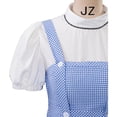 thumbnail image 5 of Women's Blue Plaid Dress Suit Fairytale Dress, 5 of 7