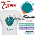 thumbnail image 1 of ESSMO Turquoise Matte Solid Heat Transfer Vinyl HTV Sheet T-Shirt 20" Wide Iron On Heat Press DP21 20"x480", 1 of 7