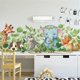 thumbnail image 3 of Hanging Vine Woodland Wall Decals Super Cute Animals Fox Cat Dog Elephant Giraffe Wall Stickers Kids Bedroom Baby Nursery Wall Decor (Cute Animals), 3 of 4