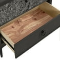 thumbnail image 5 of Furniture of America Brio 2-Drawer Solid Wood Adult Nightstand with USB Port, Espresso, 5 of 12
