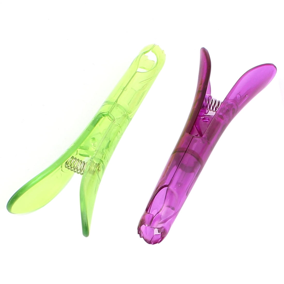 2pcs Clear Purple Green Plastic Spring Load Fruit Grape Seed Remover Corer Walmart Com