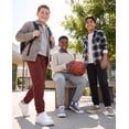 thumbnail image 3 of 3 Pack Boys' Fleece Joggers Sweatpants Athletic Kids School Pants Pockets, 3 of 4
