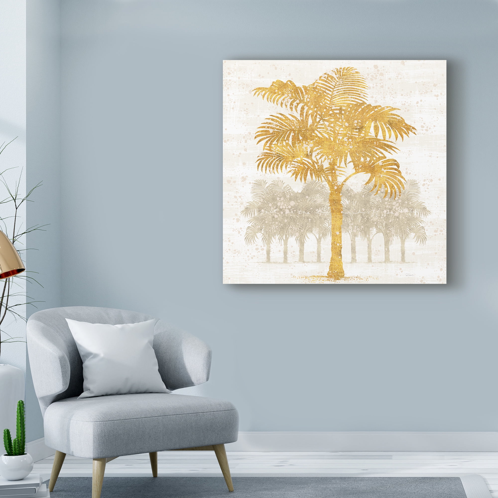 Trademark Fine Art 'Palm Coast III' Canvas Art by Sue Schlabach