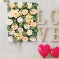 thumbnail image 6 of perfeclan Artificial Flower Panel Backdrop, DIY Street Quoted Flowers, Decorative Flower Panels, Backdrop for Wedding, Interior Decoration Champagne Color, 6 of 9