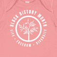 thumbnail image 4 of Inktastic Life Freedom Diversity Black History Month Badge with Tree Boys or Girls Baby Bodysuit, 4 of 5