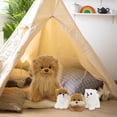 thumbnail image 5 of MorisMos 13.8'' Stuffed Dog Plush Mommy Dog with 3 Puppy Toy, 5 of 7