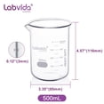 thumbnail image 4 of Vaso de vidrio Labvida Griffin Low Form 500 ml (6 unidades), 4 of 7