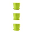 thumbnail image 1 of pitrice Durability Prevent Water Leakage - Reliable And Practical Flower Pot For Garden Green S,1 3Set, 1 of 6