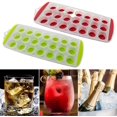 thumbnail image 3 of Bac à Glaçons en Silicone 21 Cavités, Moule à Mini Glaçons Rectangulaire Flexible, Moule à Gelée Glacée Réutilisable, Moule à Glaçons Facile à Démouler, Moule à Glaçons pour Cocktail Whisky Chocolat (Rouge), 3 of 6