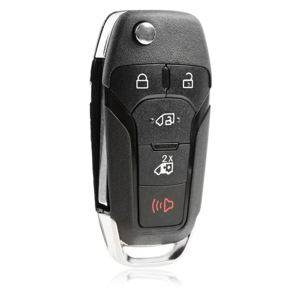 Key Fob Remote Flip 5-Button Replacement for 2020-2023 Ford Transit Connect - 315 mhz (N5F-A08TAA, 164-R8255, 128 Bit)