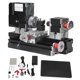 thumbnail image 1 of 12VDC 60W 12000RPM High Power Micro Lathe Machine Metal Rotating Lathe with Drill Chuck 100‑240VUK Plug, 1 of 5