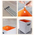 thumbnail image 2 of Large Laundry Basket, Collapsible Laundry Basket, Grey Laundry Basket,M, 2 of 5
