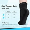 thumbnail image 5 of Reusable Gel Cold Therapy Sock for Hot & Cold Therapy, Ankle Foot Ice Pack Wrap for Injuries, Instant Pain Relief for Achilles Tendonitis, Plantar Fasciitis, Foot Heel -1pcs M（pack of 1）, 5 of 5