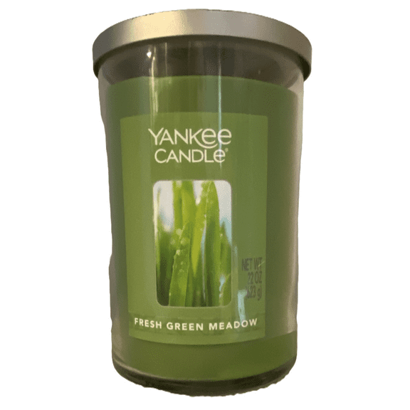 Yankee Candle Fresh Green Meadow Fragranced Large 2-Wick Tumbler Candle