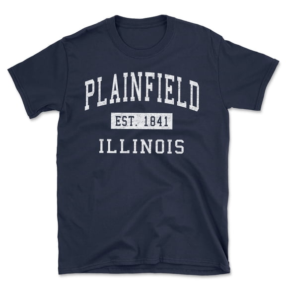 Plainfield Illinois Classic Established Men's Cotton T-Shirt