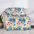 thumbnail image 3 of Uemuo Colorful Chameleons Printed Throw Blanket for Couch, Fluffy Fuzzy Blankets for Bed, Sofa, Cozy Flannel Faux Fur Blanket-60"x50", 3 of 6
