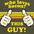 thumbnail image 3 of CafePress - This Guy Loves Bacon! T Shirt - Men's Classic Graphic Cotton T-Shirt, 3 of 4