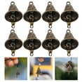 thumbnail image 6 of MRLESS Set of 10 Metal Vintage Cow Bells Charms for Wind Chimes, Weddings, Parties, Christmas Wreath Decorations, 6 of 8