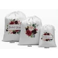 thumbnail image 2 of Darling Souvenir White Floral Bridal Shower Party Supplies Favor Bags Gift Pouches 15 Pieces, 2 of 5