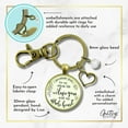 thumbnail image 6 of Mother-In-Law Gutsy Goodness Bronze Keychain I Promise To Love Him Gift Bride Wedding Jewelry, 6 of 8
