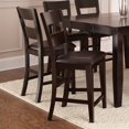 thumbnail image 2 of Victoria Solid Wood Brown Vinyl Counter Dining Chair in Espresso Cherry Finish, 2 of 4