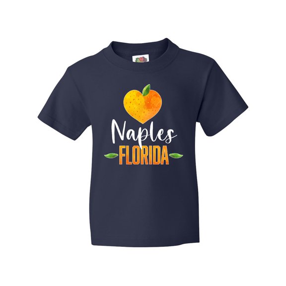 Inktastic Naples Florida Orange in Heart Youth T-Shirt