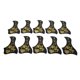 thumbnail image 3 of 10 Uds golpeador de guitarra acústica adhesivo antiarañazos láser colibrí para guitarras de 40 41 pulgadas dorado, 3 of 12