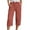 Red, variant on Pants for Women Fashion Solid Straight Leg Casual High Waist Sports Loose Bermuda Pant Womens Slacks Sky Blue L