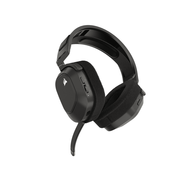  CORSAIR HS80 RGB WIRELESS Multiplatform Gaming Headset - Dolby  Atmos - Lightweight Comfort Design - Broadcast Quality Microphone - iCUE  Compatible - PC, Mac, PS5, PS4 - Black : Everything Else