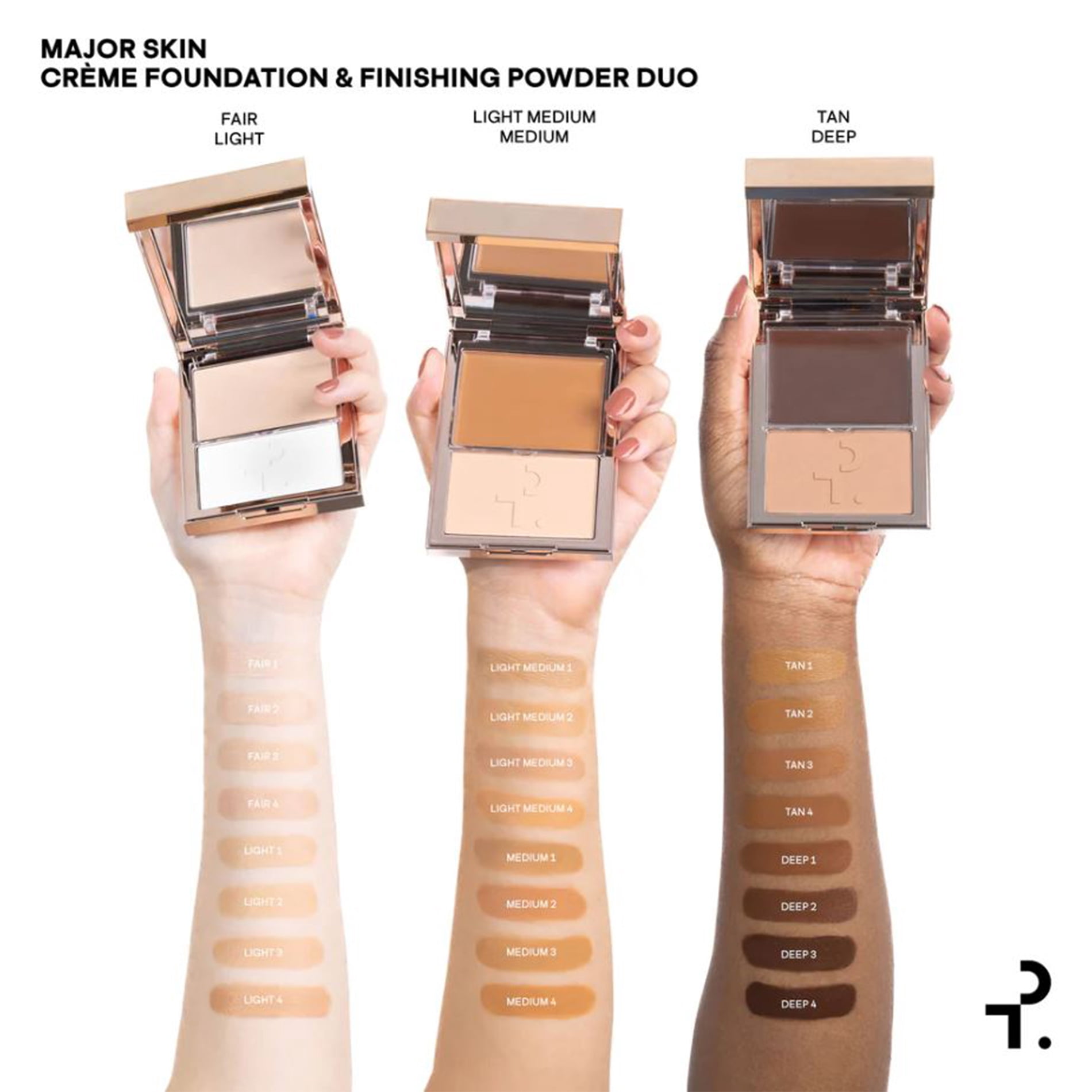 PATRICK TA MAJOR SKIN CREME FOUNDATION & FINISHING POWDER DUO FAIR 2