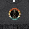 thumbnail image 4 of Inktastic Retro Vinyl Record Music Vintage Sunset Girls Baby Dress, 4 of 5
