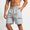 Gray, variant on Enjoytime Summer Running Shorts for Men Solid Color Lightweight Drawstring Casual Workout Shorts with Pockets