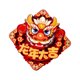 thumbnail image 1 of Pegatinas de puerta de Año Nuevo chino Pegatinas de puerta de dragón chino Palabra de bendición china Estilo C, 1 of 9