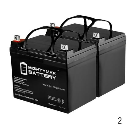 - 12V 35AH Battery Replaces 33ah Interstate DCS-33H, DCS33H - 2 Pack