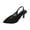 Black_004, variant on Women’s Vintage Lace Embroidery Slingback Heels, Adjustable Buckle Strap Pointed Toe Mid Heel Pumps for Wedding Guest Evening Party White 6.5(EU-37)