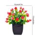 thumbnail image 3 of Decoración artificial de plantas verdes en maceta: pequeño adorno de bonsái de plástico para escritorio, estantería u oficina, vegetación artificial que no requiere mantenimiento con maceta negra., 3 of 6