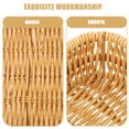 thumbnail image 4 of Imitation Rattan Tray Woven Hand Basket for Storage Gift Baskets Hamper Bread Manual Serving Decorative Trays Food, 4 of 5