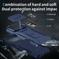 thumbnail image 5 of for iPhone 17 Pro Case with Sliding Camera Cover, [Drop Protection] [Magnetic Rotated Kickstand] Military Grade Shockproof Heavy Duty Cover for iPhone 17 Pro, Blue, 5 of 8