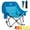 (Rocking)Blue, variant on ABORON Oversized Rocking Camping Chair for Adults, Portable Folding Outdoor Rocker with Cooler Bag & Cup Holder, Fully Padded High Back Lawn Recliner for Camping, Backyard, Patio, Supports 400 LBS