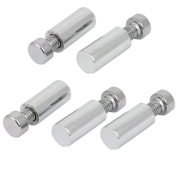 Uxcell 8mmx17mm Acrylic Glass Standoffs Fixing Bolts Screws Sign