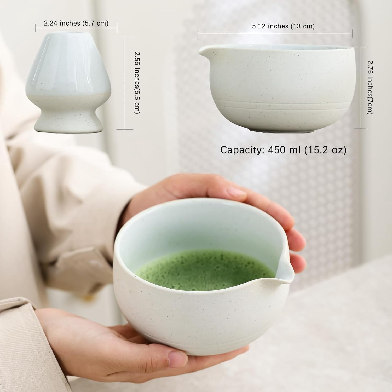 まっちゃさん専用 Ochcahser Matcha Set, Japanese Tea Set Includes Matcha Bowl with