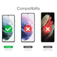thumbnail image 3 of [3 Pack] Borz Screen Protector for Samsung Galaxy S21 (Fingerprint ID Compatible) Case Friendly Samsung Galaxy S21 Screen Protector Accessory TPU Clear Film, 3 of 3