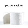 thumbnail image 4 of Lint- Cleaning Nail Pads And Roll Of 500 Cellulose Remover Wipes Gel Towel Swabs, 4 of 6
