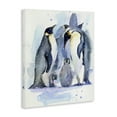 thumbnail image 4 of Stupell Industries Penguin Family Watercolor Animals Painting Wrapped Canvas Art Print Wall Art, 36 x 48, 4 of 8