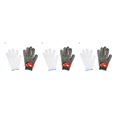 thumbnail image 3 of tamizeot Single Universal Safety Gloves Scratch-Proof Stainless Steel Mesh Wire Plus PE Steel Ring Rustproof Work Mittens Red L 3Set, 3 of 6