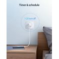 thumbnail image 4 of Enchufe inteligente compatible con Alexa y Google Home para control de voz, enchufe WiFi Mini Smart Outlet con función de temporizador, control Romte, no requiere concentrador, paquete de 2 JFHHH pequeña, 4 of 5
