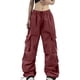 thumbnail image 1 of Pantalones cargo paracaidistas holgados de verano para mujer: estilo urbano vintage, diseño con múltiples bolsillos, poliéster transpirable, 1 of 8